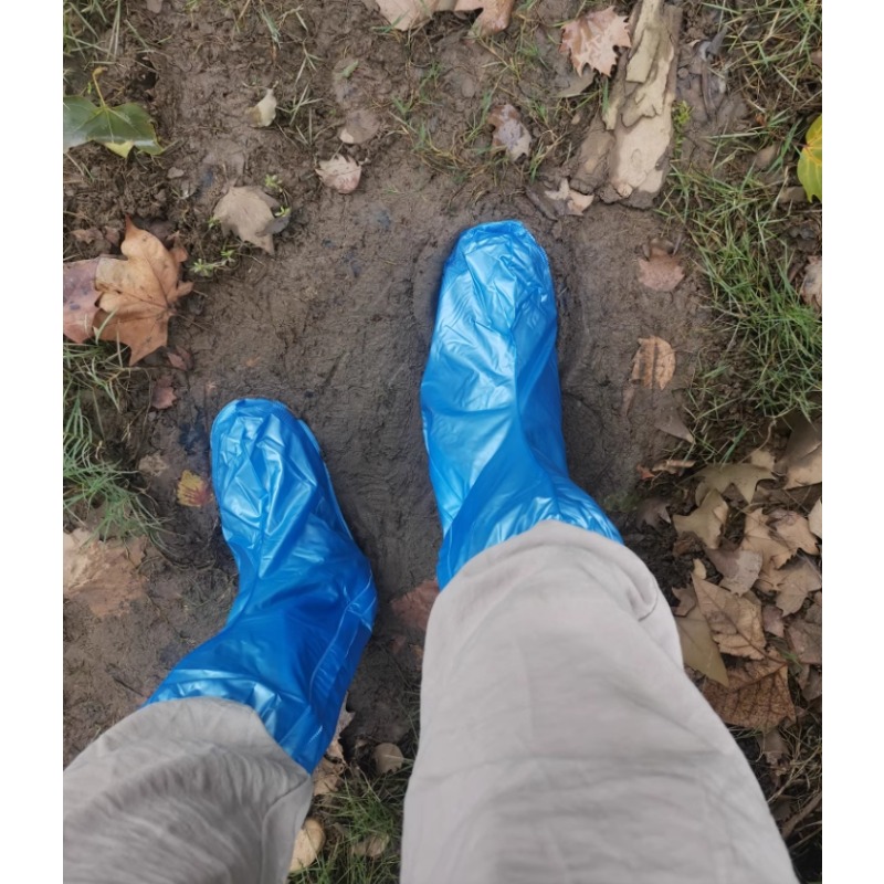 Cycling Gear For Rain - PVC Rain Boot Covers High Top