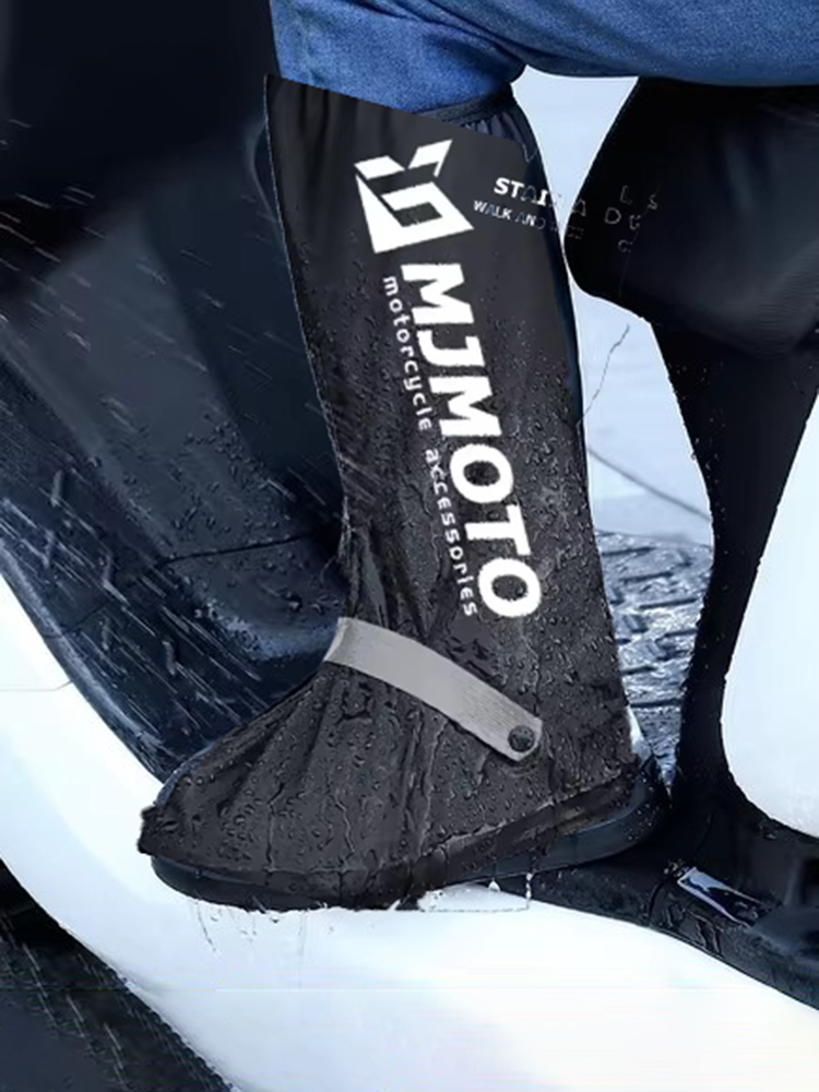 Cycling Gear For Rain - Motorcycle Waterproof Reflective Rain Boots Riding