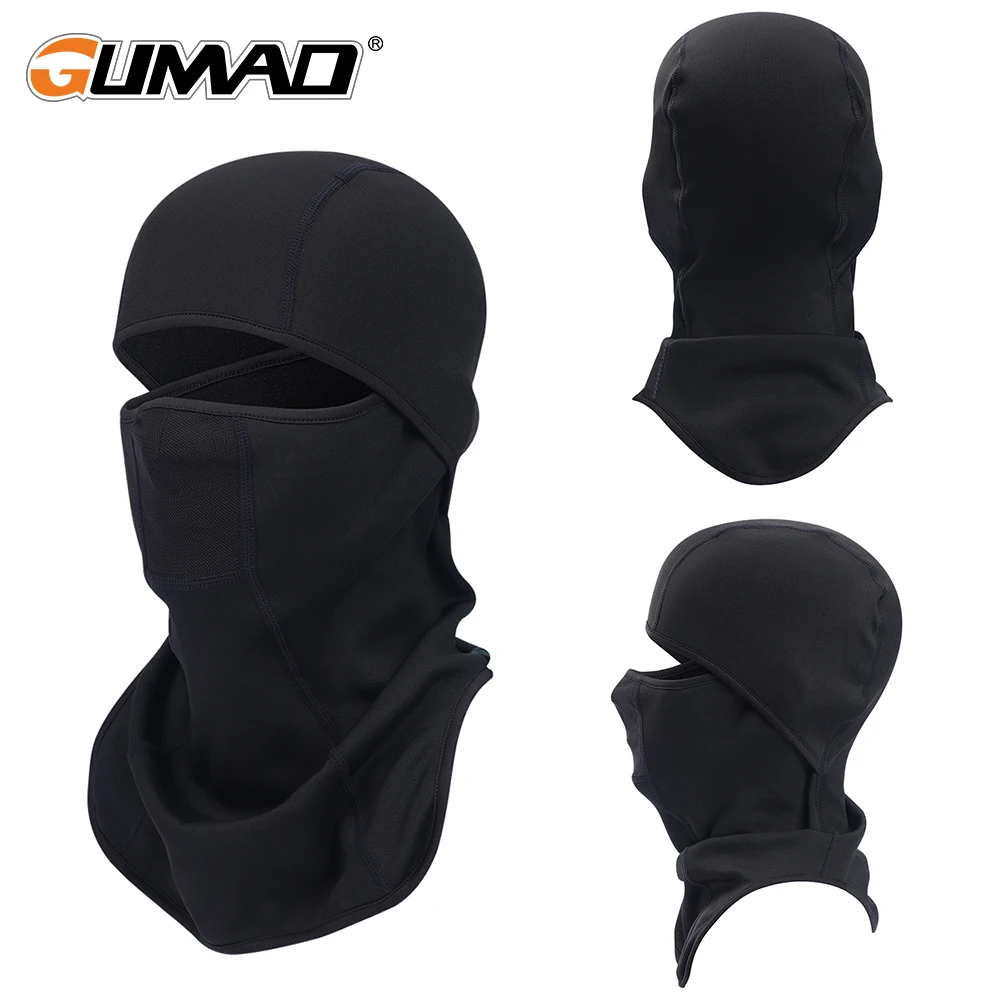 Aero Cycling Helmet - Winter Full Face Mask Fleece Balaclava