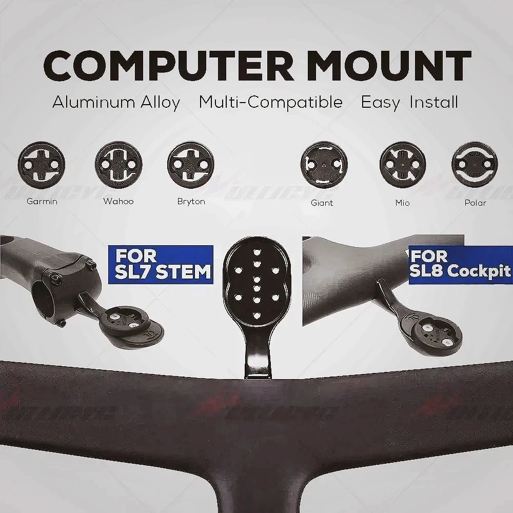 Bike Computer Gps - Out‑Front Bike Computer Mount for SL8
