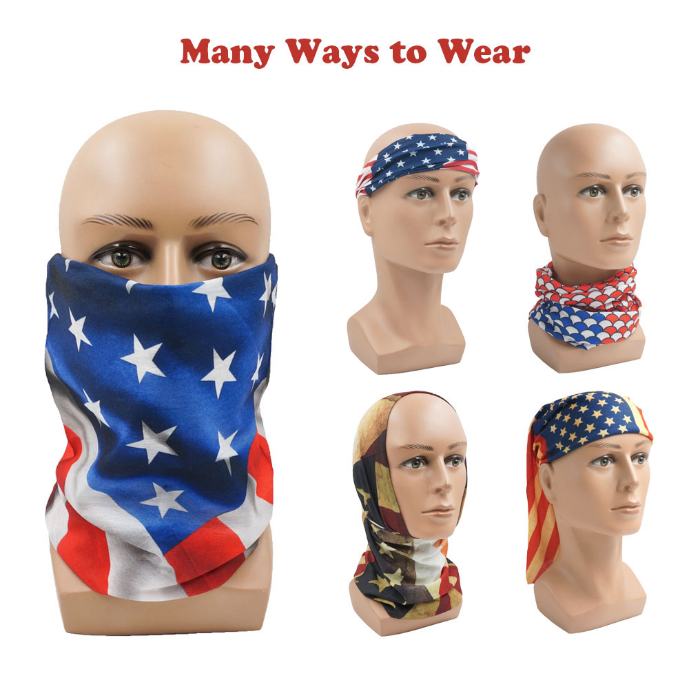 USA Flag Pattern Sun Protectiv - огляд і ціна Cycling Protective Gear