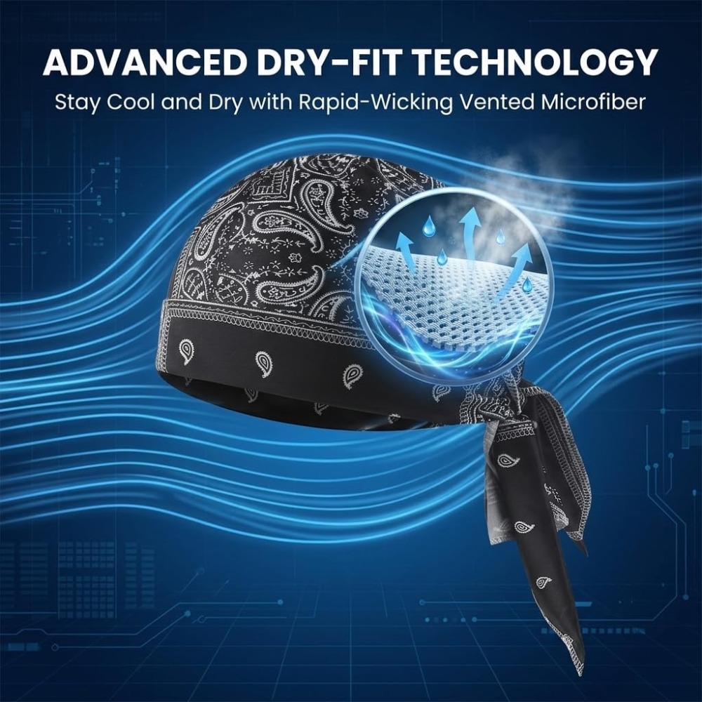 1-5pcs Cooling Skull Cap Helme - огляд і ціна Aero Cycling Helmet