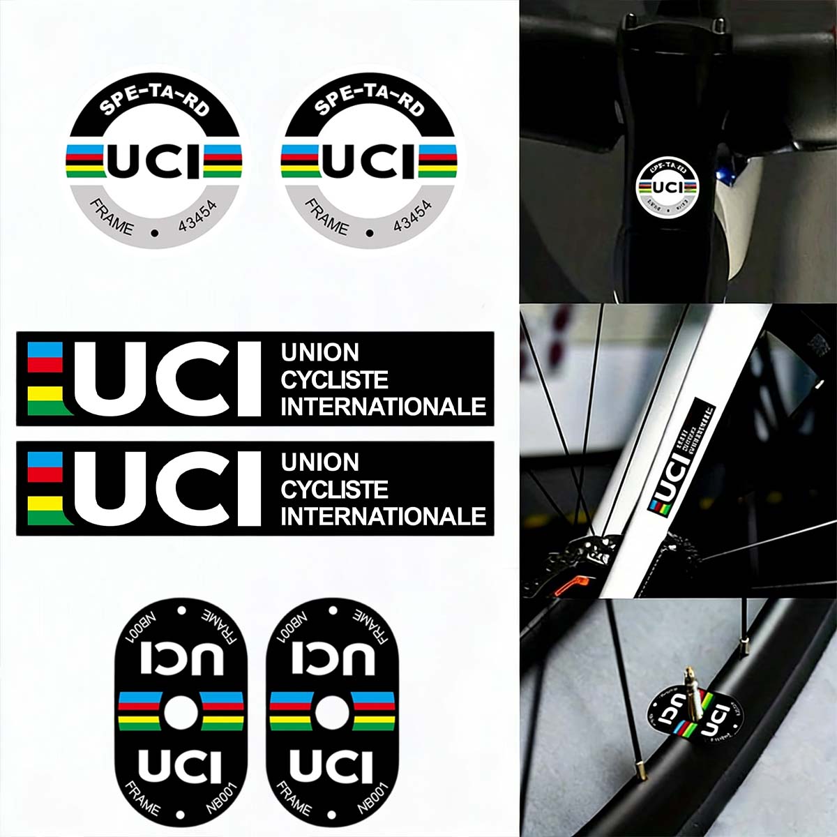 UCI Cycling Frame Stickers Dur - огляд і ціна Aero Cycling Helmet