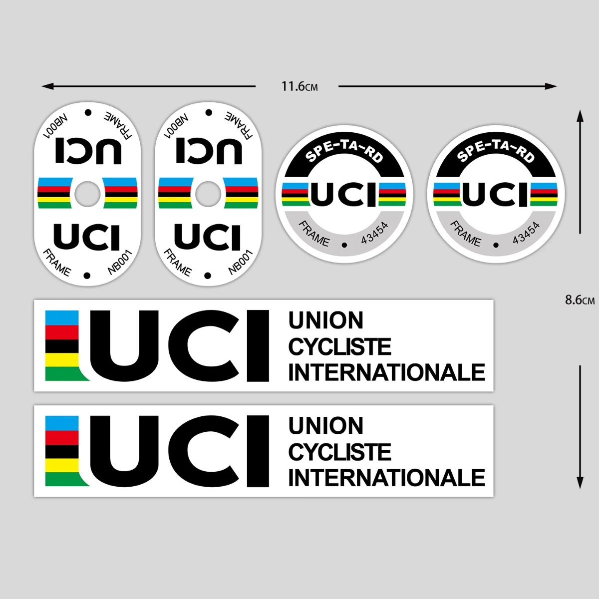 UCI Cycling Frame Stickers Dur - огляд і ціна Aero Cycling Helmet
