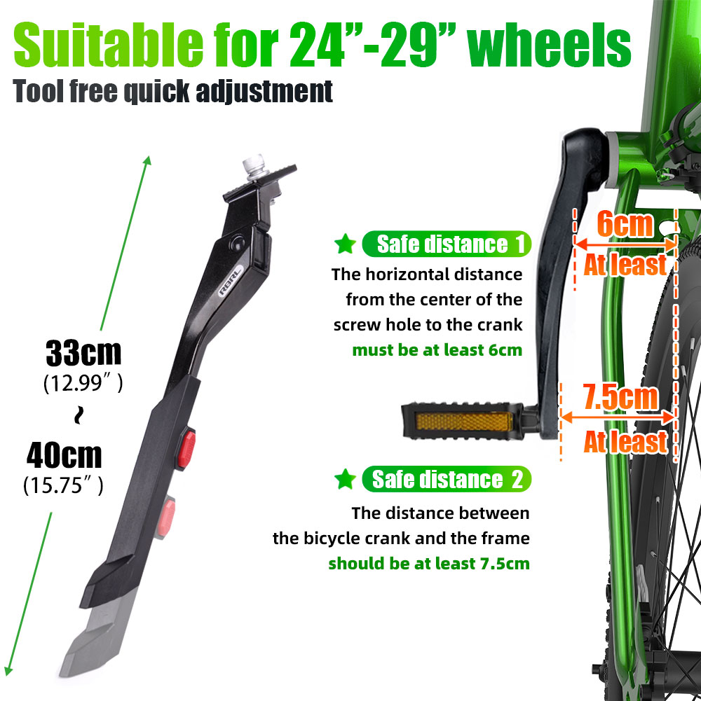 RBRL MTB Bicycle Kickstand Adj - огляд і ціна Bicycle Kickstand