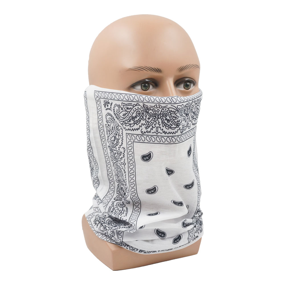 White Paisley Neck Gater Tube  - огляд і ціна Cycling Gear For Women