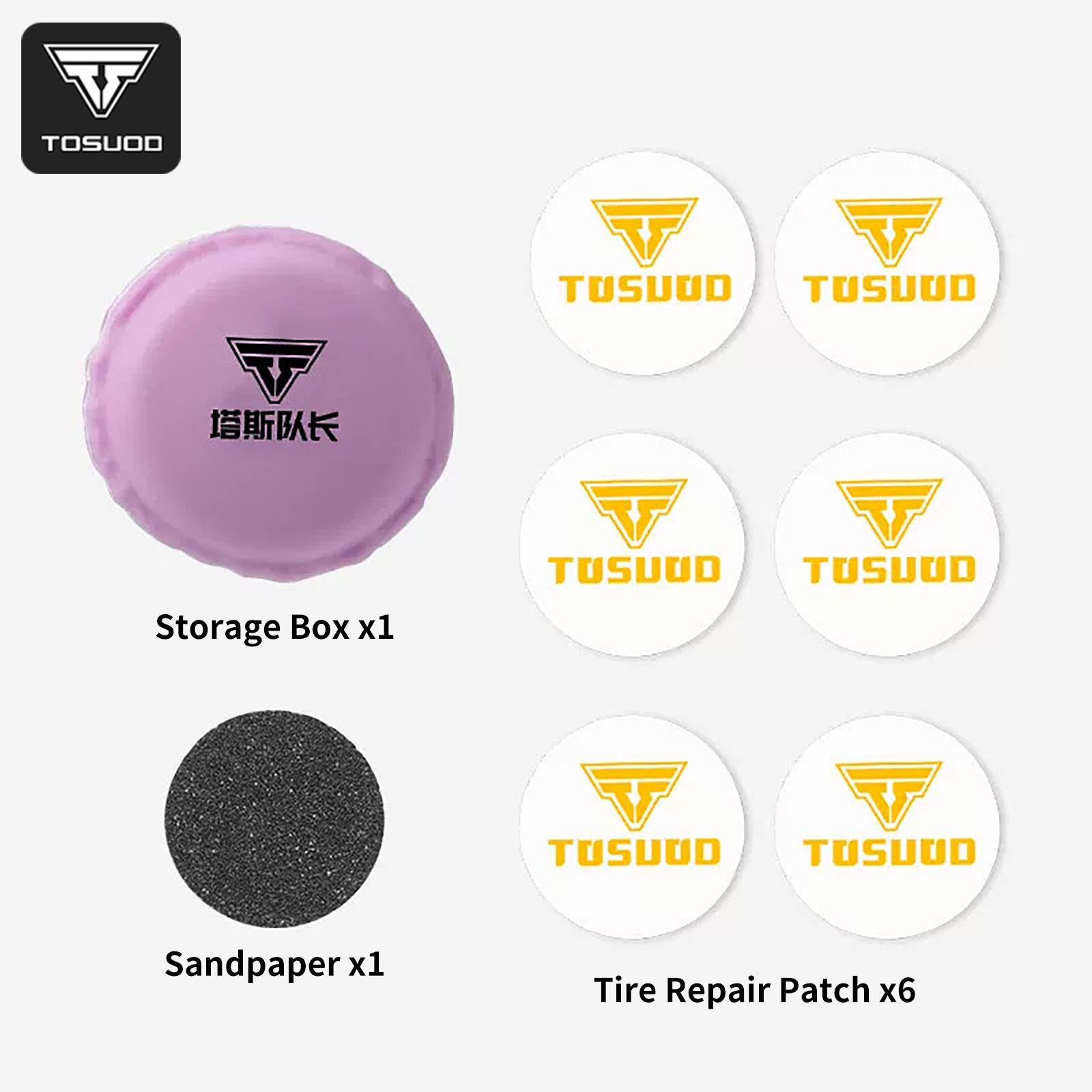 TOSUOD Bicycle Tire Repair Pat - огляд і ціна Bike Tube Repair Kit