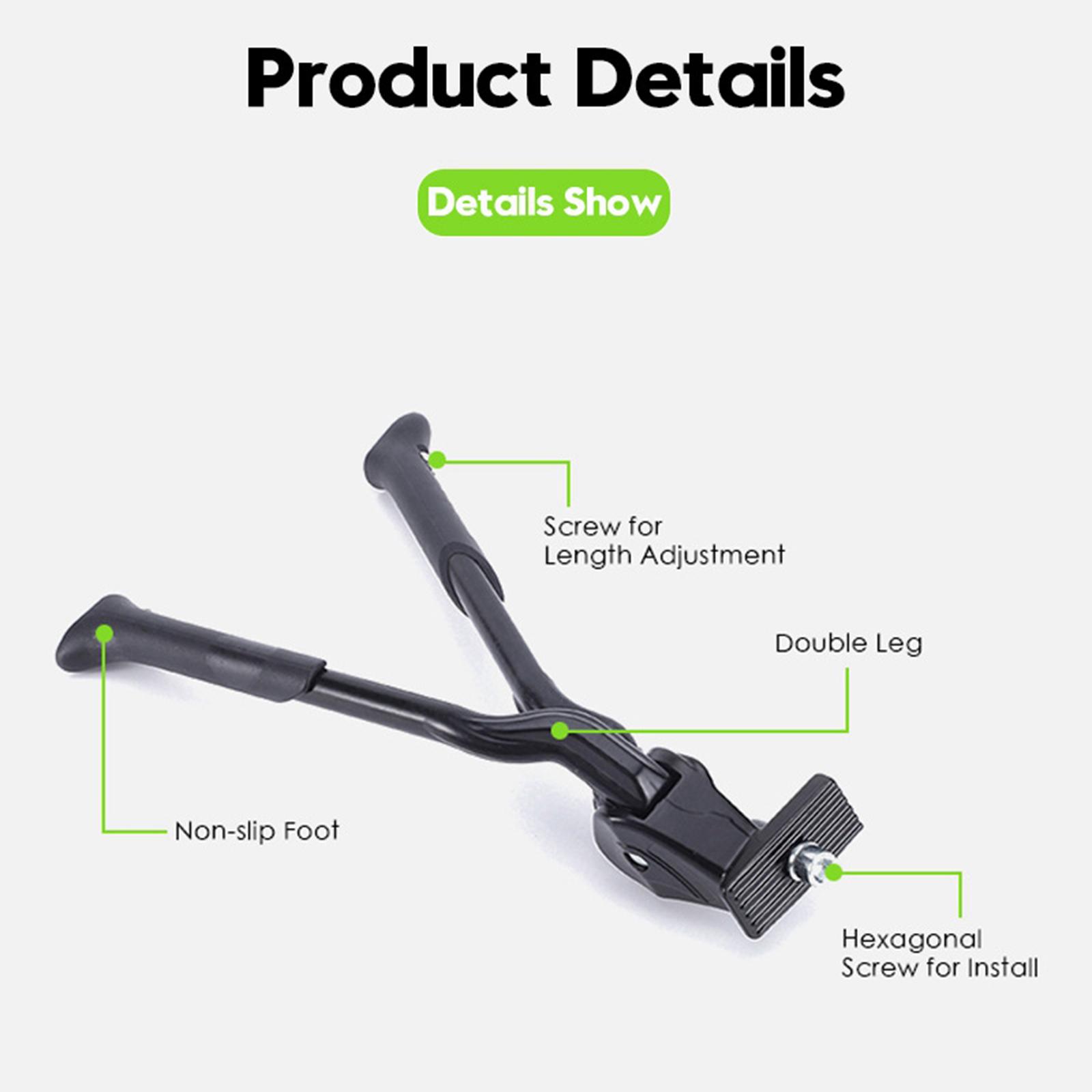 Heavy Duty Double Leg Bike Kic - огляд і ціна Bicycle Kickstand