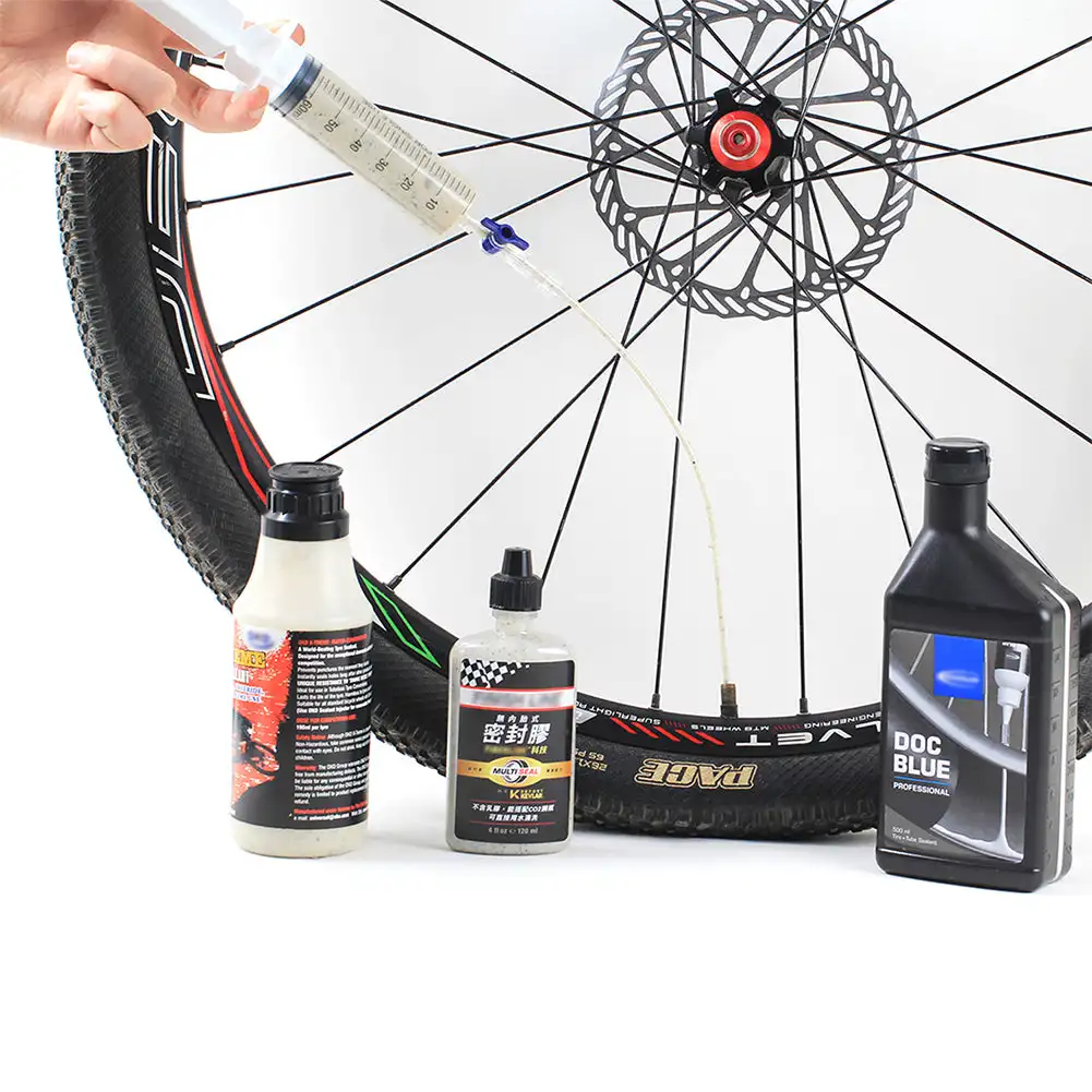 Bike Tubeless Tire Liquid Inje - огляд і ціна Bike Tube Repair Kit