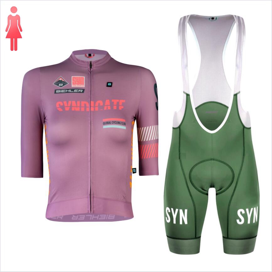 SYN Purple short sleeve Jersey - огляд і ціна Cycling Gear Women Sale