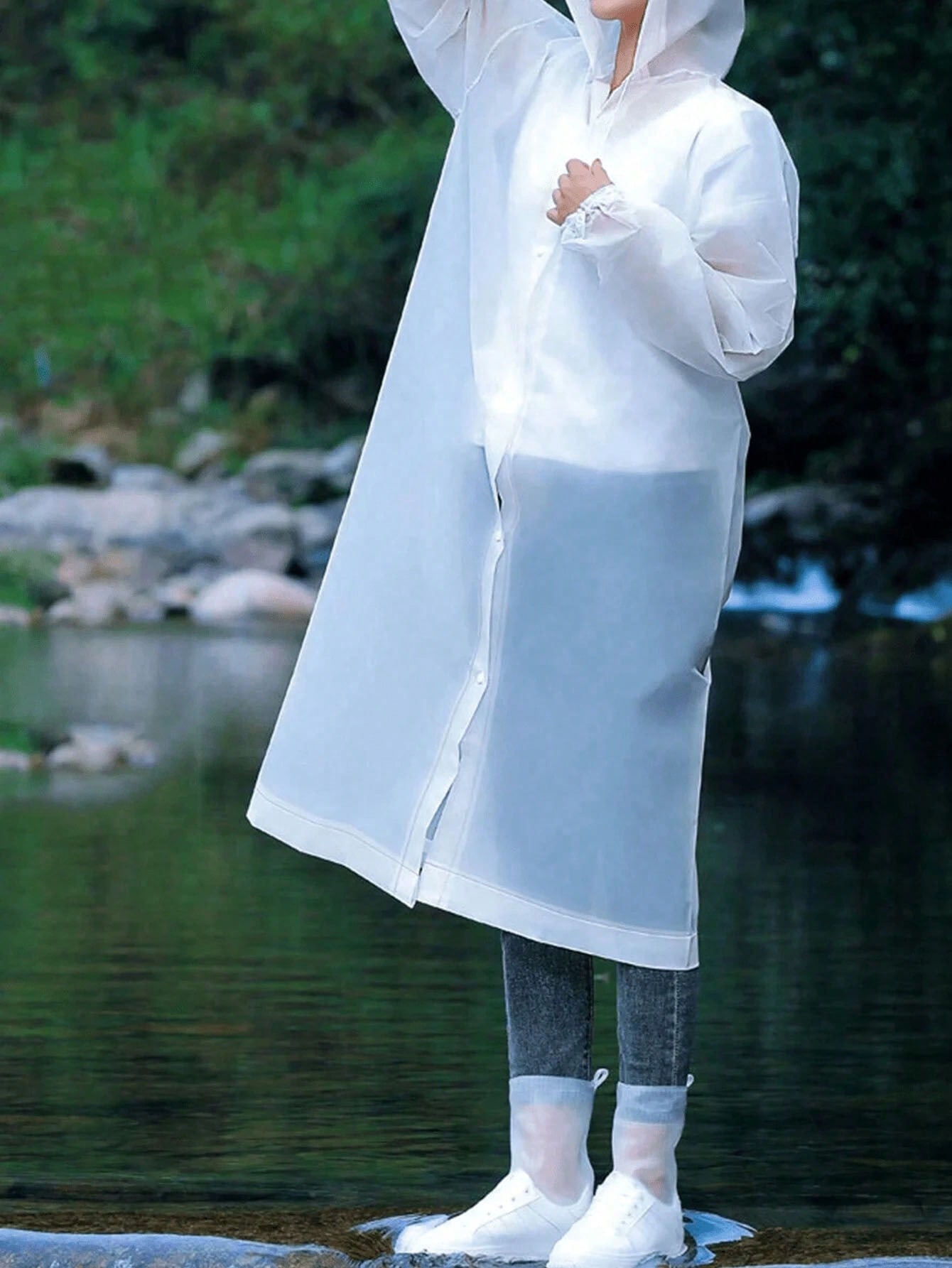 Long EVA Unisex Raincoat Thick - огляд і ціна Cycling Gear Essentials